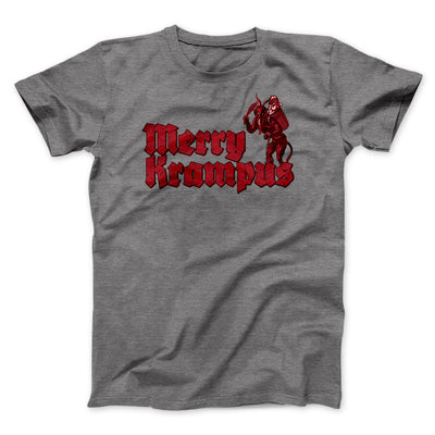 Merry Krampus Men/Unisex T-Shirt Deep Heather | Funny Shirt from Famous In Real Life