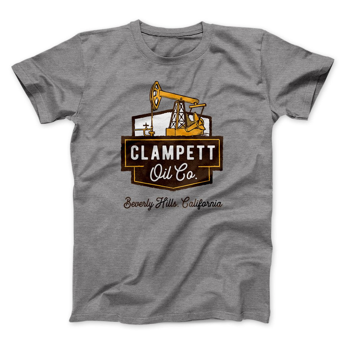 Clampett Oil Co. Men/Unisex T-Shirt Deep Heather | Funny Shirt from Famous In Real Life