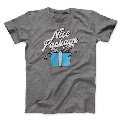 Nice Package Men/Unisex T-Shirt Deep Heather | Funny Shirt from Famous In Real Life