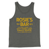 Rosie's Bar Men/Unisex Tank Top Deep Heather | Funny Shirt from Famous In Real Life