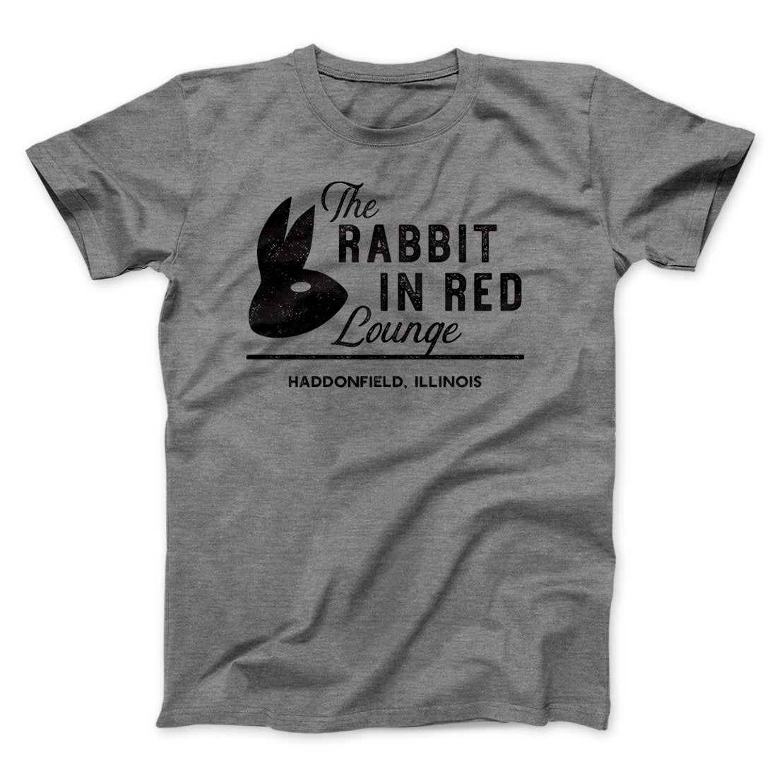 The Rabbit in Red Lounge Funny Movie Men/Unisex T-Shirt | Funny Shirt from Famous In Real Life