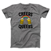 Cheers Queers Men/Unisex T-Shirt Deep Heather | Funny Shirt from Famous In Real Life