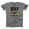 WAP- Wine & Presents Men/Unisex T-Shirt Deep Heather | Funny Shirt from Famous In Real Life