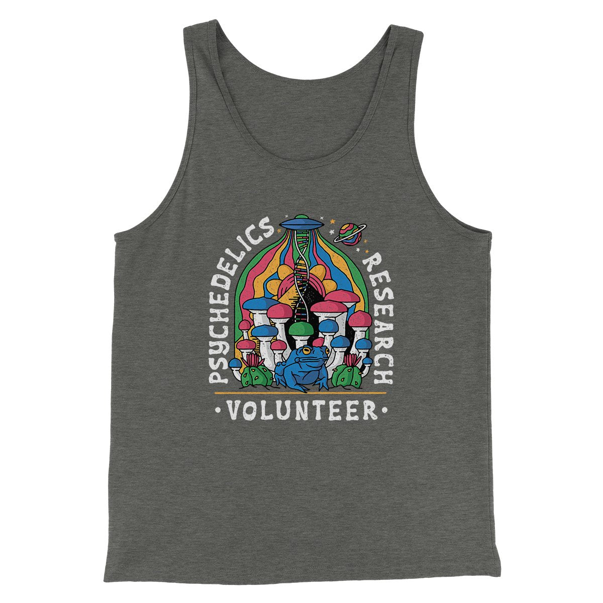Psychedelics Research Volunteer Men/Unisex Tank | Funny Shirt from Famous In Real Life