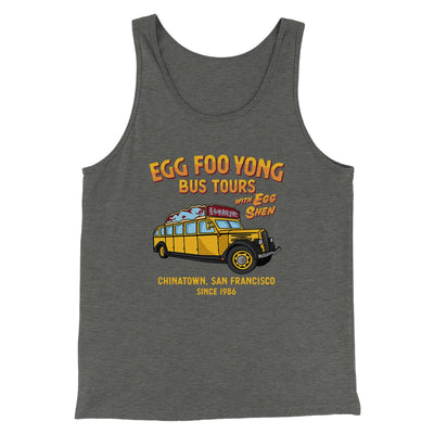 Egg Foo Yong Bus Tours Funny Movie Men/Unisex Tank Top Deep Heather | Funny Shirt from Famous In Real Life