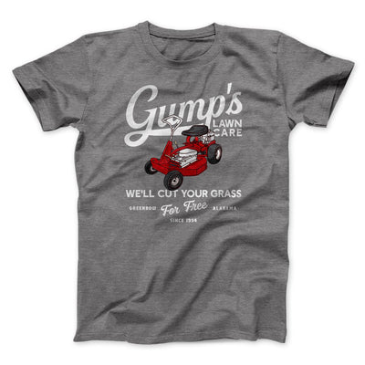 Gump's Lawn Service Funny Movie Men/Unisex T-Shirt Deep Heather | Funny Shirt from Famous In Real Life