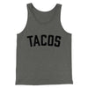 Tacos Men/Unisex Tank Top Deep Heather | Funny Shirt from Famous In Real Life