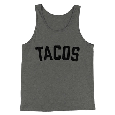 Tacos Men/Unisex Tank Top Deep Heather | Funny Shirt from Famous In Real Life