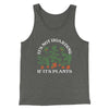 It's Not Hoarding If It's Plants Funny Men/Unisex Tank Deep Heather | Funny Shirt from Famous In Real Life