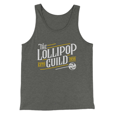 Lollipop Guild Funny Movie Men/Unisex Tank Deep Heather | Funny Shirt from Famous In Real Life