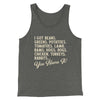 You Name It Funny Thanksgiving Men/Unisex Tank Top Deep Heather | Funny Shirt from Famous In Real Life