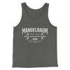 Mandelbaum Gym Men/Unisex Tank Top Deep Heather | Funny Shirt from Famous In Real Life