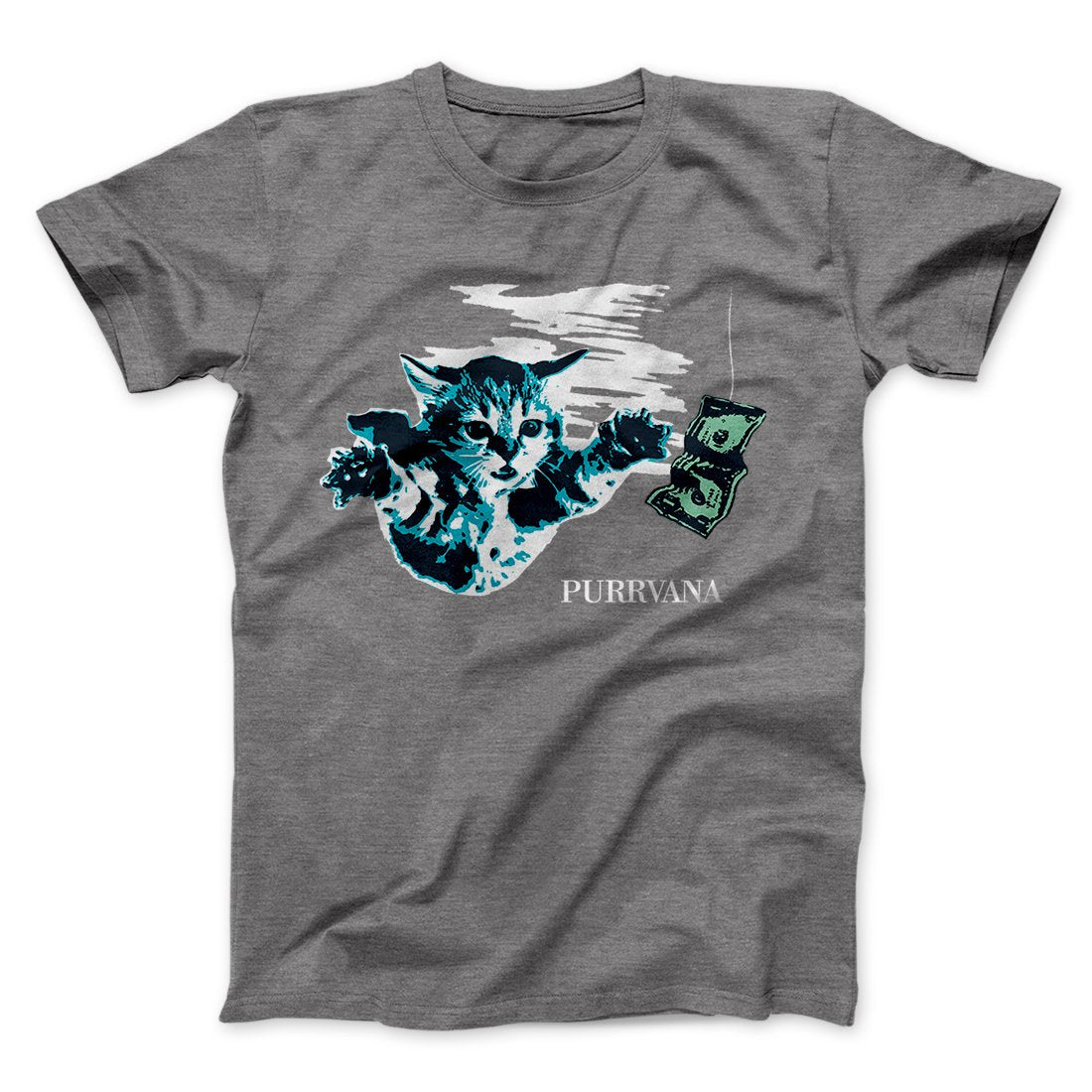 Purrvana Men/Unisex T-Shirt | Funny Shirt from Famous In Real Life