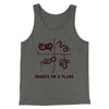 Snakes on a Plane Men/Unisex Tank Top Deep Heather | Funny Shirt from Famous In Real Life