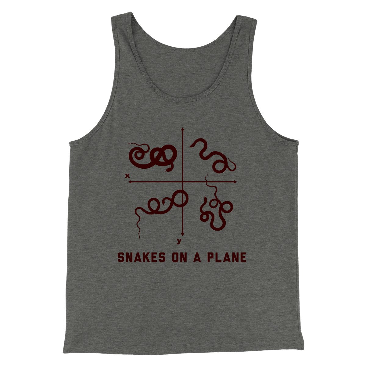Snakes on a Plane Men/Unisex Tank Top | Funny Shirt from Famous In Real Life