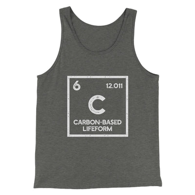 Carbon Based Lifeform Men/Unisex Tank Top Deep Heather | Funny Shirt from Famous In Real Life