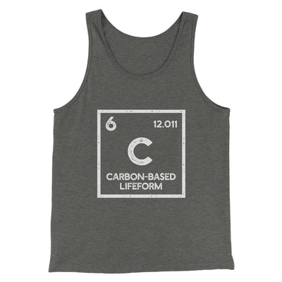Carbon Based Lifeform Men/Unisex Tank Top Deep Heather | Funny Shirt from Famous In Real Life