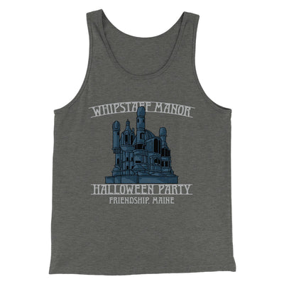 Whipstaff Manor Halloween Party Funny Movie Men/Unisex Tank Top Deep Heather | Funny Shirt from Famous In Real Life