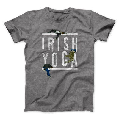 Irish Yoga Men/Unisex T-Shirt Deep Heather | Funny Shirt from Famous In Real Life