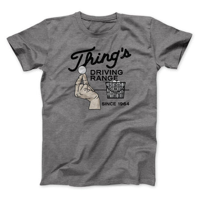 Thing's Driving Range Funny Movie Men/Unisex T-Shirt Deep Heather | Funny Shirt from Famous In Real Life