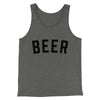 Beer Men/Unisex Tank Top Deep Heather | Funny Shirt from Famous In Real Life