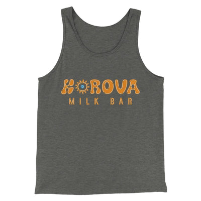 Korova Milk Bar Funny Movie Men/Unisex Tank Top Deep Heather | Funny Shirt from Famous In Real Life