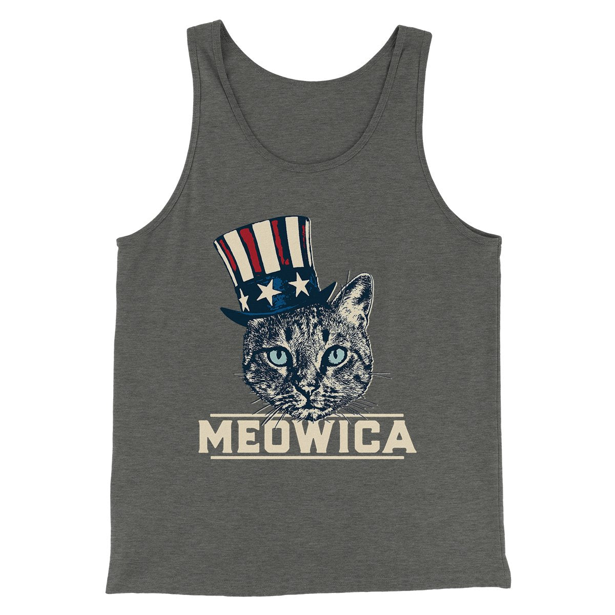 Meowica Men/Unisex Tank Top | Funny Shirt from Famous In Real Life