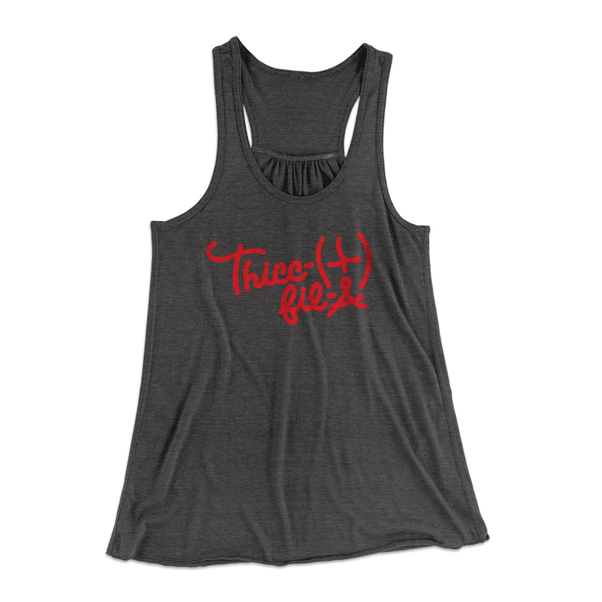 Thicc-Fil-A Funny Women's Flowey Tank Top | Funny Shirt from Famous In Real Life