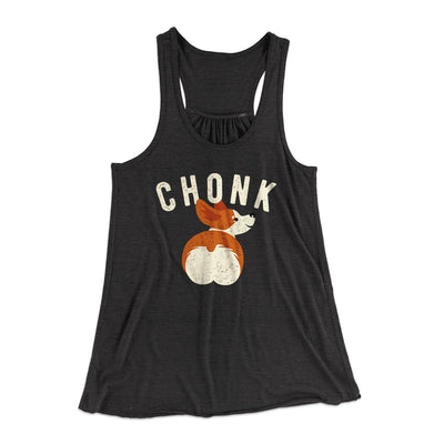 Chonk Women's Flowey Tank Top Dark Grey Heather | Funny Shirt from Famous In Real Life