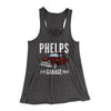Phelps Garage Women's Flowey Tank Top Dark Grey Heather | Funny Shirt from Famous In Real Life