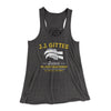 J.J. Gittes Investigation Women's Flowey Tank Top Dark Grey Heather | Funny Shirt from Famous In Real Life