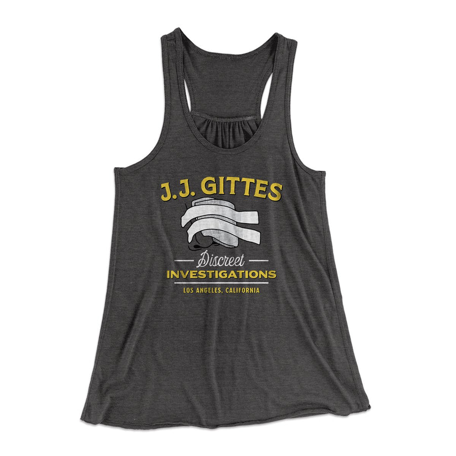 J.J. Gittes Investigation Women's Flowey Tank Top | Funny Shirt from Famous In Real Life