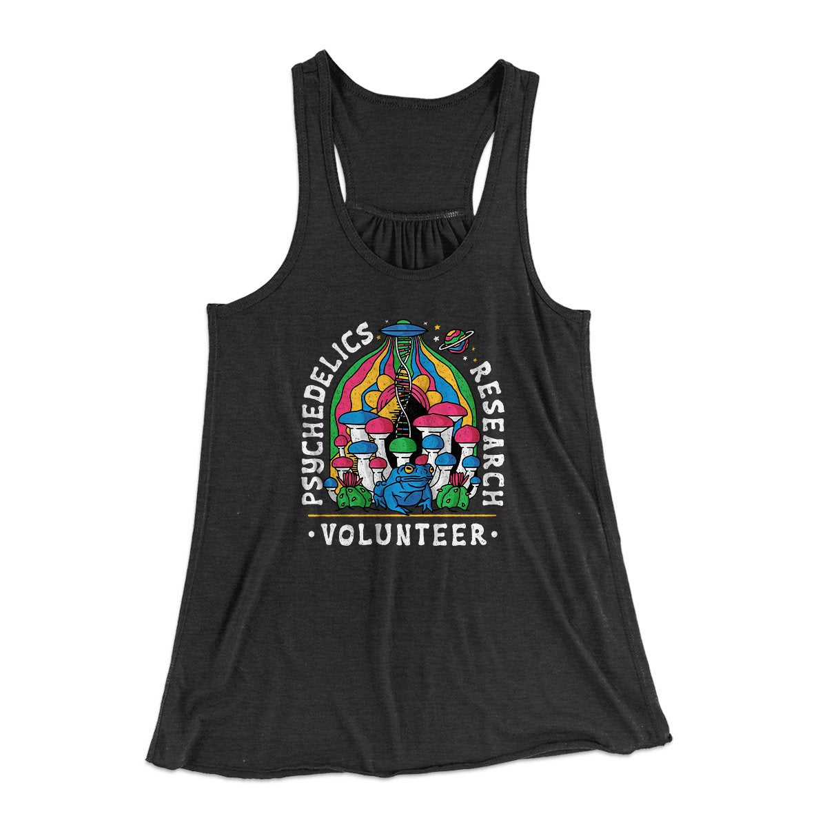 Psychedelics Research Volunteer Women's Flowey Tank Top | Funny Shirt from Famous In Real Life