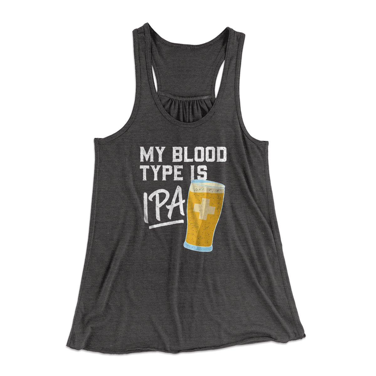My Blood Type Is IPA Women's Flowey Tank Top | Funny Shirt from Famous In Real Life