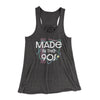 Made In The 90s Women's Flowey Tank Top Dark Grey Heather | Funny Shirt from Famous In Real Life
