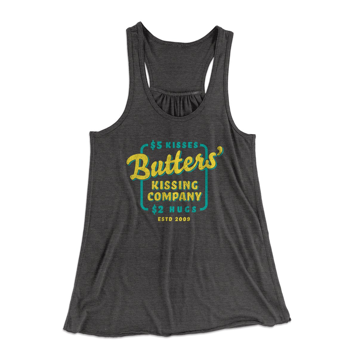 Butter's Kissing Company Women's Flowey Tank Top | Funny Shirt from Famous In Real Life