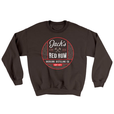 Jack's Red Rum Ugly Sweater Dark Chocolate | Funny Shirt from Famous In Real Life