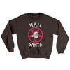 Hail Santa Men/Unisex Ugly Sweater Dark Chocolate | Funny Shirt from Famous In Real Life