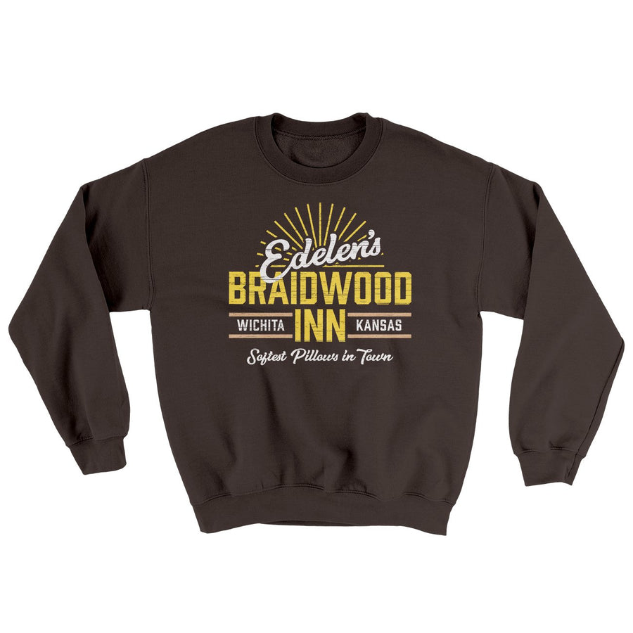 Edelen's Braidwood Inn Ugly Sweater | Funny Shirt from Famous In Real Life