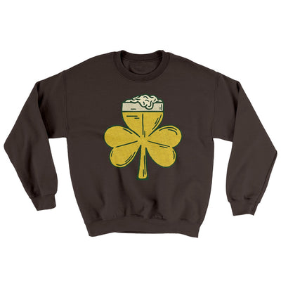 Shamrock Beer Ugly Sweater Dark Chocolate | Funny Shirt from Famous In Real Life