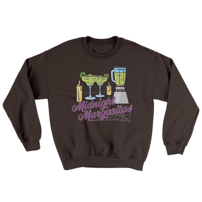 Midnight Margaritas Ugly Sweater Dark Chocolate | Funny Shirt from Famous In Real Life