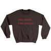 Dear Santa, I Can Explain Ugly Sweater Dark Chocolate | Funny Shirt from Famous In Real Life