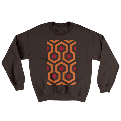The Overlook Hotel Carpet Ugly Sweater Dark Chocolate | Funny Shirt from Famous In Real Life