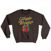 Gangsta Wrapper Ugly Sweater Dark Chocolate | Funny Shirt from Famous In Real Life