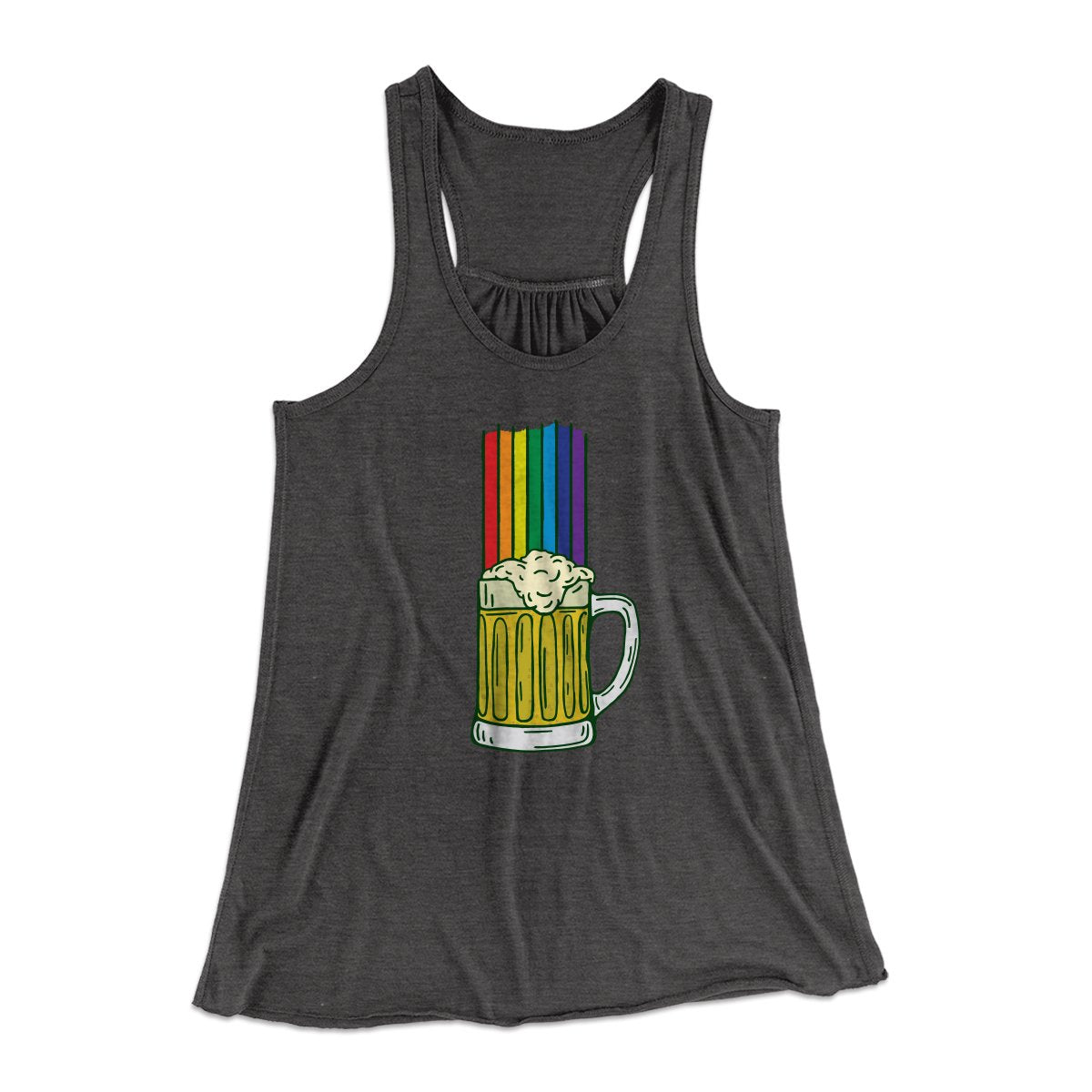 Beer Rainbow Women's Flowey Tank Top | Funny Shirt from Famous In Real Life