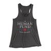 The Human Fund Women's Flowey Tank Top Dark Grey Heather | Funny Shirt from Famous In Real Life