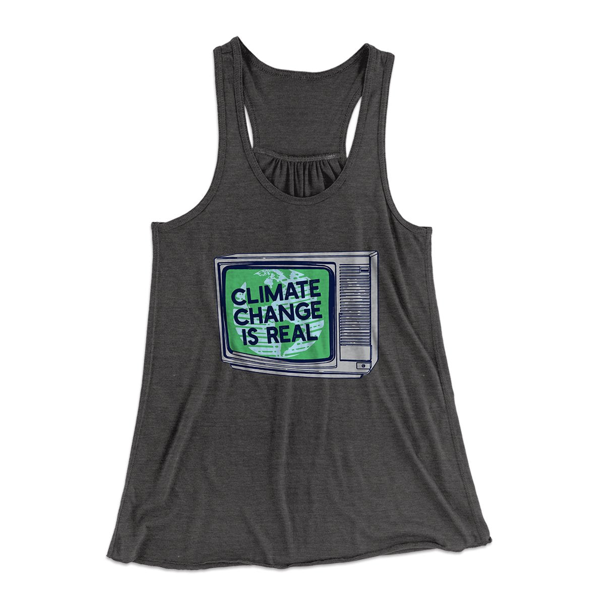 PSA: Climate Change is Real Women's Flowey Tank Top | Funny Shirt from Famous In Real Life