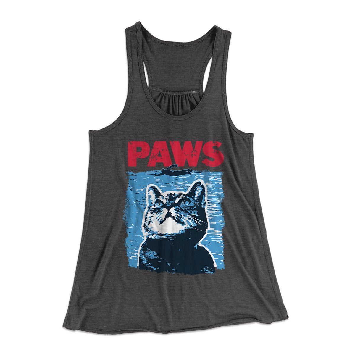 PAWS Women's Flowey Tank Top | Funny Shirt from Famous In Real Life