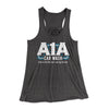 A1A Car Wash Women's Flowey Tank Top Dark Grey Heather | Funny Shirt from Famous In Real Life