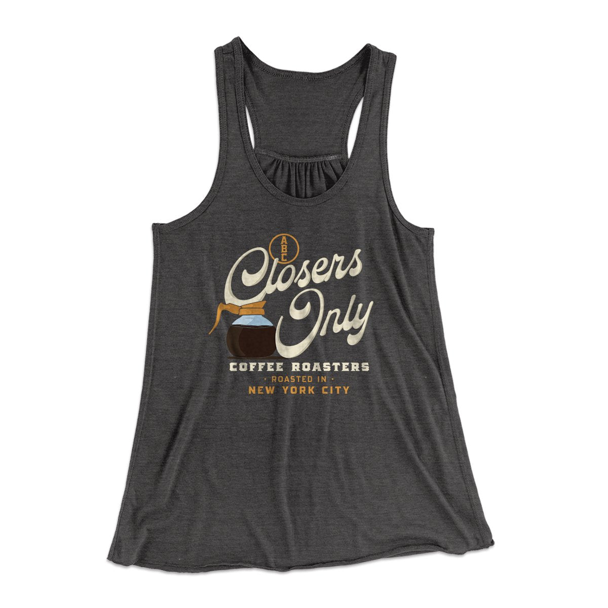 Closer's Coffee Women's Flowey Tank Top | Funny Shirt from Famous In Real Life